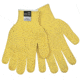 MCR Safety Cut Pro 7 Gauge DuPont Kevlar Shell, Cut Resistant Work Gloves, PVC Honey Grip on 2 Sides, Regular Weight, Clear/Yellow, Medium, 9370HM