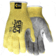 MCR Safety Cut Pro 7 Gauge Kevlar Shell Cut Resistant Work Gloves, Split Leather Palm, Gray, X - Large, 9686XL