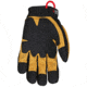 MCR Safety Cut Pro ForceFlex Mechanics Work Gloves, Cut Resistant Kevlar Lining, TPR on Back of Hand and Fingers, Black and Gold, X - Large, KV200XL