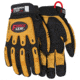 MCR Safety Cut Pro ForceFlex Mechanics Work Gloves, Cut Resistant Kevlar Lining, TPR on Back of Hand and Fingers, Black and Gold, X - Large, KV200XL