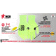 MCR Safety Cut Pro,hivis,18g,refthmb, Hppe, Nf - 92728HVL