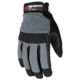 MCR Safety Cut Pro Mechanics Glove, Synthetic Leather Palm, Adjustable Hook and Loop Wrist Closure, Cut Resistant, Black, Medium, 917M