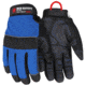 MCR Safety Cut Pro Mechanics Gloves, Reinforced PVC Coated Synthetic Leather Palm, Insulated, DuPont Kevlar Lined, Black, Large, 918L