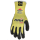 MCR Safety Cut Pro Ninja Wave Cut Resistant Work Gloves, 10 Gauge Kevlar Shell, Nitrile Wave Coated Palm and Fingertips, Black/Yellow, X - Large, N96930XL