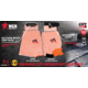 MCR Safety Cut Pro Sleeves 13 Gauge Hypermax Hi-Vis Silicone Bicep Grip Pads, 20in Length, ANSI Cut A4, Orange, One Size, 9218O