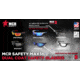 MCR Safety Dominator DM3 Series Safety Glasses, MAX36 Anti-Fog Lenses, Adjustable Wire Core Temples and Nose Piece, Blue Diamond Mirror, One Size, DM1328BDC