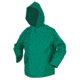 MCR Safety 388JHX3 Dominator Series 2 Piece Waterproof Rain Jacket, .42mm PVC/Hi-Tensile Poly/PVC, Zipper Front with Detachable Hood, Green, 3X, 388JHX3