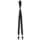 MCR Safety Eyeglass Cord/Lanyard Rubber Ends Slide Over Eyewear Temples Dual Slide Beads for Maximum Adjustability 30in Relaxed Length, Black, One Size, 215