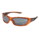 MCR Safety FF132 ForceFlex FF1 Series Safety Glasses, Lenses Molded Into Flexible TPU Frame, Gray, One Size, FF132