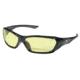 MCR Safety ForceFlex FF1 Series Safety Glasses, Lenses Molded Into Flexible TPU Frame, Amber, One Size, FF124
