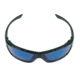 MCR Safety ForceFlex FF1 Series Safety Glasses, Lenses Molded Into Flexible TPU Frame, Blue Diamond Mirror, One Size, FF128B