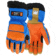 MCR Safety ForceFlex Insulated Mechanics Cut Resistant Work Gloves, D3O Back of Hand and Padded Palm, MaxGrid Reinforced Palm, Hipora Waterproof Bladder, Tan, XX - Large, FF2932XXL