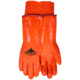 MCR Safety Harbor Master PVC Coated Insulated Work Gloves, Fluorescent Double Dipped PVC, Foam Lined and Polar Fleece Lined, 14in Length, Orange/White, Large, 6714FF