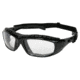 MCR Safety HDX1 Series Safety Glasses, UV-AF Anti-Fog Coating, Removable Elastic Strap, Clear, One Size, HDX110AF