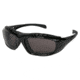 MCR Safety HDX1 Series Safety Glasses, MAX6 Anti-Fog Coating, Removable Elastic Strap, Gray, One Size, HDX112PF