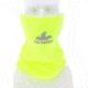 MCR Safety Hi-Vis Neck Gaiters, Single Layer 100% Poly, Lime, One Size, HVG8