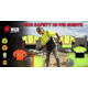 MCR Safety Hi Vis Safety Work T-Shirts, Soft Poly Birdseye Mesh, Long Sleeve and Tagless Design, ANSI 107 Type R Class 3, Fluorescent Orange, 3X, LSTSCL3MOX3