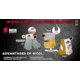 MCR Safety Leather Welding Work Gloves, Premium Side Split Leather, Aluminized Back and Wing Thumb, Gold, X - Large, 4620A