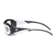 MCR Safety HL1 Series Safety Glasses, Anti-Fog Lens, Non-Slip TPR Temples and Nose Piece, Extended Brow Guard, Clear, One Size, HL110AF
