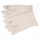 MCR Safety Hot Mill Work Gloves, 28oz Heavy Weight Fabric, 2 .5in Band Top, Knuckle Strap, Natural, Large, 9128