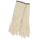 MCR Safety Hotline Extra Heavy Weight Terrycloth Gloves, Long Glove with 11in Gauntlet Cuff, Clute Pattern and Straight Thumb, Heat Resistant Gloves, Jersey Lined, Natural, Large, 9432G11