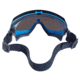 MCR Safety Hydroblast HB3 Safety Goggles, MAX6 Anti-Fog Lens Coating, Adjustable Rubber Head Band, Gray, One Size, HB1322PF