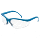MCR Safety KD120 Klondike KD1 Series Safety Glasses, Adjustable Temple Length, Clear, One Size, KD120