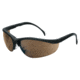 MCR Safety Klondike KD1 Series Safety Glasses, Adjustable Temple Length, Brown, One Size, KD11B