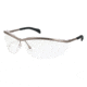 MCR Safety Klondike KD2 Series Safety Glasses, Lightweight Metal Frame, Adjustable Nose Pads, Clear, One Size, KD210