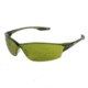 MCR Safety Law LW2 Series Welding Filter Shade 2.0 Dark Safety Glasses, Soft Secure TPR Nose Piece and Temple Inserts, Dielectric with No Metal Pieces, Green Filter 2.0, One Size, LW2120