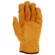 MCR Safety Leather Driver Work Gloves, Gold Synthetic Leather with Grain Pigskin Texture, Keystone Thumb, Beige, Small, 3720S