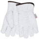 MCR Safety Leather Drivers Insulated Work Gloves, Buffalo Grain with Shirred Elastic Back, Lined with Thinsulate, White, Large, 3313TL