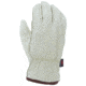 MCR Safety Leather Drivers Insulated Work Gloves, Premium Grade Grain Pigskin Leather, Fleece Lined and Keystone Thumb, Beige, Small, 3450S
