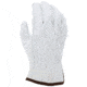 MCR Safety Leather Drivers Work Gloves, CV Grade Grain Goatskin, Keystone Thumb, White, Large, 36133L