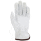 MCR Safety Leather Drivers Work Gloves, Premium Grain Goatskin Leather, Straight Thumb, White, Small, 3601S