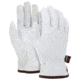 MCR Safety Leather Drivers Work Gloves, Premium Grain Goatskin Leather, Straight Thumb, White, Small, 3601S