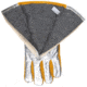 MCR Safety Leather Welding Work Gloves, Premium Side Split Leather, Aluminized Back and Wing Thumb, Gold, X - Large, 4620A