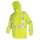MCR Safety Luminator Breathable Poly/PU Class 3 Jacket, Fluorescent Lime, XL, 598RJHXL