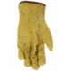 MCR Safety Luminator Hi-Vis Leather Drivers Work Gloves, Premium Grade Grain Pigskin with Mesh Back, Reflective Stripe, Beige, Large, 34111L