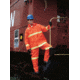 MCR Safety Luminator Series Reflective 3 Piece Waterproof Rain Suit, .35mm PVC/Poly, Orange, 4X, 2013RX4