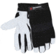MCR Safety Mechanics Gloves Goatskin Padded Palm, Neoprene Knuckle Strap Spandex Back with Adjustable Hook and Loop Wrist Closure, White, XX - Large, 914XXL