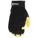 MCR Safety Mechanics Gloves, Supple Grain Deerskin Palm, Adjustable Hook and Loop Wrist Closure, Flexible and Breathable Spandex Back, Gold, Medium, 901M