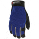 MCR Safety Mechanics Gloves, Synthetic Leather Palm, Adjustable Hook and Loop Wrist Closure, Black and Gray, X - Large, 905XL
