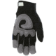 MCR Safety Mechanics Gloves, Synthetic Leather Palm, Adjustable Hook and Loop Wrist Closure, Black and Gray, X - Large, 905XL
