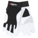MCR Safety Mechanics Work Gloves, Rugged Grain Goatskin with Cowhide Double Palm, Reinforced Thumb Crotch, Spandex Back, White, Small, 906DPS