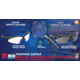 MCR Safety MPH25 Memphis Series Bifocal Readers Safety Glasses, 1.5 Diopter Lenses, Wrap Around Lens Design, Clear, One Size, MPH25