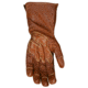 MCR Safety Mustang Leather Drivers Utility Work Gloves, Grain Goat Double Palm, Unlined, Sewn with DuPont Kevlar, Extended Gauntlet Cuff and Wing Thumb, Brown, X - Large, MU3624GXL