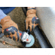 MCR Safety Mustang Utility Leather Drivers Work Gloves, Grain Goat Double Palm, Lined and Sewn with DuPont Kevlar, ANSI Impact Level 1 Back of Hand Protection, Chocolate, Large, MU3634KL