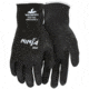 MCR Safety Ninja BNF Work Gloves, 15 Gauge Nylon/Spandex Shell, NFT Fully Coated, Black, X - Large, N96795XL