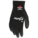 MCR Safety Ninja Ice Insulated Work Gloves, 15 Gauge Nylon with Acrylic Terry Interior, Black, XX - Large, N9690XXL
